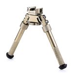 JINSE Bipod,6.5-9 Inch Picatinny Bipod with CNC QD Lever Mount,Lightweight, Stable Design Adjustable Bipod 360 Degree Swivel（Bronze