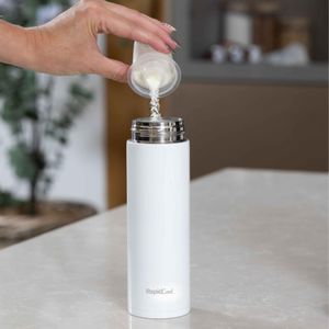 Nuby RapidCool Portable Baby Bottle Maker Twin Pack – Fast Formula Prep, White
