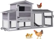 Aivituvin 80in Chicken Coop Mobile 