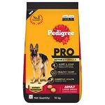 Pedigree Pro Adult Large Breed, Dry Dog Food (18 Months Onwards), 10 Kg Pack, Chicken