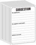 Yeaqee 1000 Sheets Suggestion Cards Comment Cards Suggestion Box Cards Suggestion Form Suggestion Slips Complaint Cards for Customer Complaints, Business Employees, Improvement, 4 x 6 in