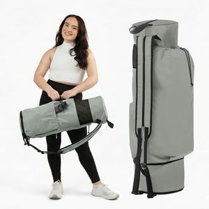 MAGNILAY Yoga Mat Bag - for Women and Men, Yoga Mat Carrier, Fits Mats Blocks and Accessories for Workouts, (33”L x 9” Diameter)
