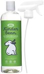 Kinderbean Dog and Cat Urine Stain and Odor Eliminator, Single 24 oz., Grapefruit Tea Tree Scent, Enzyme Bio-Active Formula with Squeeze and Spray Top for Maximum Coverage & Performance