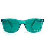 GloFX Color Therapy Glasses – Chakra Mood Light Therapy Chromotherapy Glasses (Aqua)