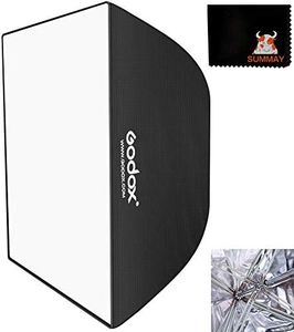 Godox 24" x 35"/ 60cm x 90cm Umbrella Rectangle Portable Softbox Reflector for Studio Photography Speedlite Flash (60X90cm Softbox)