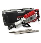 LUMBER JACK Demolition Hammer Breaker Drill 1700W 75J 230V 1900bpm Includes 2 x Chisels & Heavy Duty Wheeled Carry Case