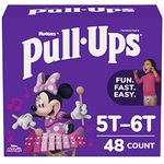 Pull-Ups Girls' Potty Training Underwear, 5T-6T (46+ lbs), Pull-ups Learning Design for Toddlersm 48 ct, Giga Pack