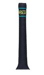 Gunn & Moore GM Cricket Bat Grip | Fuze | Premium Rubber | Suitable for Virtually All Bats | Full Size - 12 Inches | 1 Grip | Aion Black, Cyan & Yellow