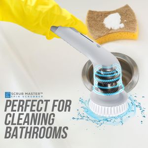 Scrub Master Electric Spin Scrubber – Cordless Power Cleaning Brush