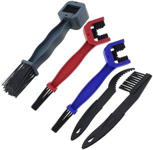 Windance Durable Chain Gears Maintenance Cleaning Brush for Motorcycle Bicycle Scooter Tricycle Mountain Bike, Flywheel Toothed Disc Cleaner Washer Tool (5PCS)