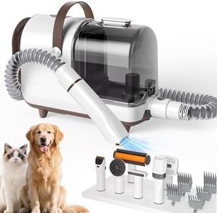 Omebel Pet Grooming Vacuum,Dog Grooming Vacuum for Shedding with 7 Pet Hair Removal Tool, Pet Vacuum Grooming Kit for Dogs and Cats,3L Capacity Dust Cup Picks Up 99% Pet Hair