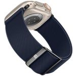 Suphart Compatible with Apple Watch Band 49mm 46mm 45mm 44mm 42mm for Men Women Stretchy Solo Loop Band Nylon Sport Band Designed for Apple Watch Ultra 2 Ultra SE Series 10 9 8 7 6 5 4, Blue
