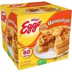 Eggo Frozen Waffles Homestyle Family Pack 74.1 oz, 60 count