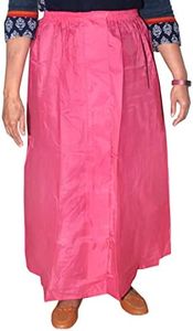 Goodluck Womens Nylon Maxi Skirt For Rainywear (Pink) - Xl