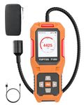 TopTes PT-830S Rechargeable Gas Leak Detector with 36.8cm Flexible Probe, Range 0-10000 ppm, TFT Color Display & 3 Types Alarm, Natural Gas Leak Detector for Propane, Methane for Home or Industrial