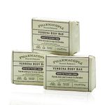 Pharmacopia Verbena Body Bar - Aromatherapy, Cruelty-Free & Vegan, Natural & Organic Soap with Moisturizing Shea Butter - Verbena Bar Soap with Orange, and Lemon Essential Oils, 124g | 4.4oz, Pack of 3