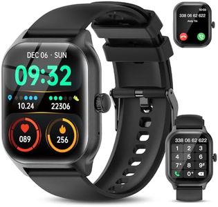 zaisia Smartwatch Uomo Donna con Chiamare/Rispondere, 2.01" Molteplici Modalità Sportive Orologio Smartwatch con Contapassi/Sonno/Cardiofrequenzimetro, IP68 Orologio Intelligente per Andorid iOS