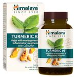 Himalaya Turmeric 95 Supplement with Curcumin/Curcuminoids,Supports Immune System, Resistance to Allergies, 600 mg, Vegan, Gluten Free, 60 Capsules