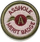 WZT Asshole Merit Badge Morale - Ta