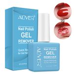 Gel Nail Polish Remover, Fast Gel Polish Remover, Remove Gel Nail Polish Within 2-4 Minutes, Quickily Removes Gel Nail Polishes - No Need for Foil, Soaking or Wrapping, 15ML