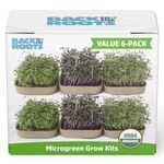 Back to the Roots DIY Microgreen Grow Kit, 6-Grow Variety Pack