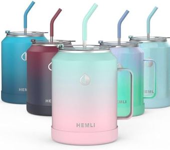 50 oz Tumbler with Handle and Straw, Big Cup for Ice Coffee, 50 Oz Water Bottle, Large Travel Tumbler, 50 Oz Mug Tumbler, Thermal Cups, Large Cup, Water Mug, Vacuum Insulated Keep Hot Keep Cold
