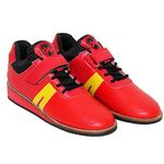 RXN Lifter Weightlifting Shoes for Mens (RED, 10)