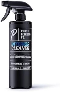 Professional Car Interior Cleaner for Fabric & Leather Seats, Dashboard, Headliner & Carpet - Deep Stain Remover Foam Spray for Auto Detailing - Tesla Seat Compatible