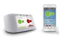 Atlanta Healthcare AirVisual Node by Atlanta Healthcare Air Quality Monitor - Real-time PM2.5, CO2, Humidity, Temperature, Wi-Fi - White