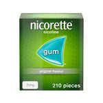 Nicorette 2Mg - Pack Of 210 Pieces : Original Gum 2 Mg, 210 Pieces