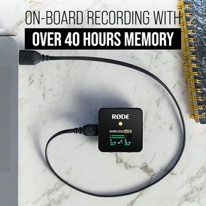 RØDE Wireless GO II Microphone System – Dual Channel Wireless Mic