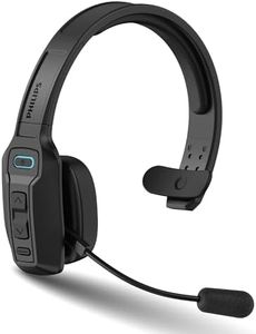Philips Trucker Bluetooth Headset - Wireless Mono Headset with Noise-Canceling Microphone & Mute Button, Perfect for Truck Drivers, Home, Office & Warehouse Use
