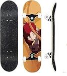 Skateboard 31 Inch Pro Complete Skate Boards with 9 Layer Maple Deck for Beginners Kids Boys Girls (Sand)