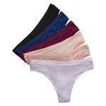 Hanes Women's ComfortFlex Fit Microfiber Panties, Moisture Wicking Underwear, Cooling and Breathable, 6-Pack, Assorted, Small