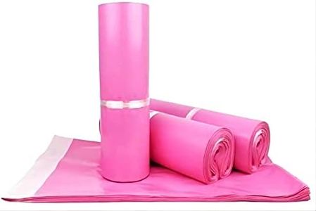 Sipobuy 100 bolsas postales para envíos postales, paquete de sellado de material de polietileno, sobres de correo, impermeables y a prueba de humedad (rosa, 30 x 42 cm)