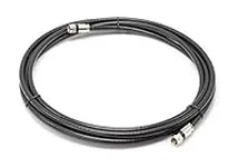 25' Feet, Black RG6 Coaxial Cable (
