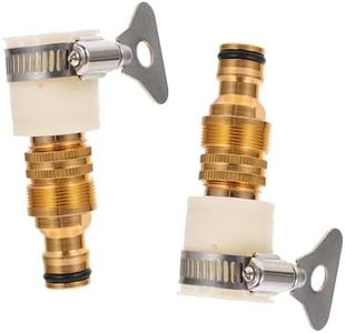 DACUAN Hose Faucet Connector, 2pcs Faucet Connector Sink Accessories Faucet Quick Connector Quick Connect for Hose Adapter Basin Adaptador Universal