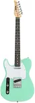 LyxPro 39” Electric Guitar Left Hand TL Series, Full-Size Paulownia Wood Body, 3-Ply Pickguard, C-Shape Neck, Ashtray Bridge, Quality Gear Tuners, 3-Way Switch & Volume/Tone Controls, 2 Picks, Green