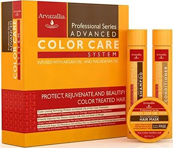 Advanced Colour Care Sulphate Free Shampoo and Conditioner Set for Colour Treated Hair with Argan Oil and Macadamia Oil By - Shampoo, Conditioner, and Deep Conditioner Hair Mask