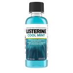 Listerine Cool Mint Antiseptic Mouthwash, Essential Oils Menthol, Thymol, Eucalpytol - Plaque, Bad Breath, Gingivitis, 95mL