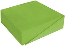 Trademark Innovations 12" Foam Incline Stretch Wedge - Set of 2 (Light Green)