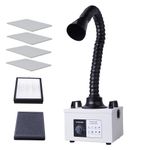KNOKOO FES150S 100W Solder Laser Fume Extractor, Strong Suction 3 Stage Filter, Welding Smoke Purifier for 5W 10W Laser Engraver and Marking, Phone Repair Soldering Filtering