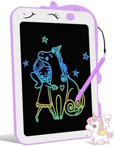 Tablette Dessin Enfant Licorne Jouet: Tableau Magique Effacable Jouet Enfant 2 3 4 5 6+ Ans Cadeau Fille Garcon Tablette Ecriture Graphique Enfant Educatif Loisir Creatif Tableau Dessin 8.5 Pouces
