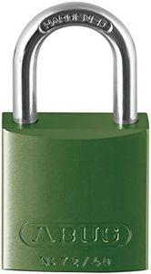 ABUS Padlock 72/40 - Lightweight Titanium Material with high Corrosion Protection - Including 2 Keys - Security Level 6 - Green