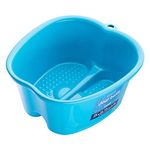 Mantello Foot Bath Soak Spa Tub Basin For Soaking Feet Pedicure Detox Massage (Blue, Large)