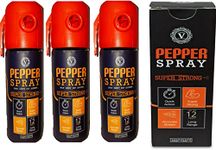 Viewers Pepper Spray Self Defence for Girl's Women and Men Or Chilli Spray(55 ml Each ) (Pack of 3 Red)