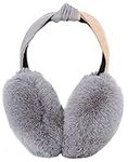 Simplicity Women's Faux Fur Earmuffs Winter Ear Warmers Earmuffs, 3Grey