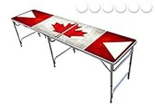 8-Foot Beer Pong Table - Oh Canada Edition