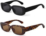 BUTABY Rectangle Sunglasses for Wom