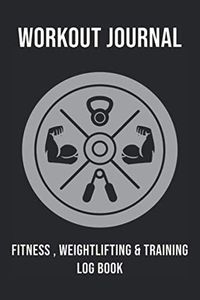 Workout Journals: Cute Fitness , Weightlifting & Training Log Book , For Teens , Boys And Girls , 120 Pages 6" x 9" Training Log Book With A Premade Template For Tracking Workouts